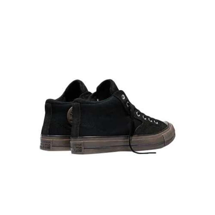 Converse Круглый носок на шнуровке Винтажные Прочные Амортизация Поддержка Средняя высота Холщовые кроссовки Унисекс кроссовки A16005F