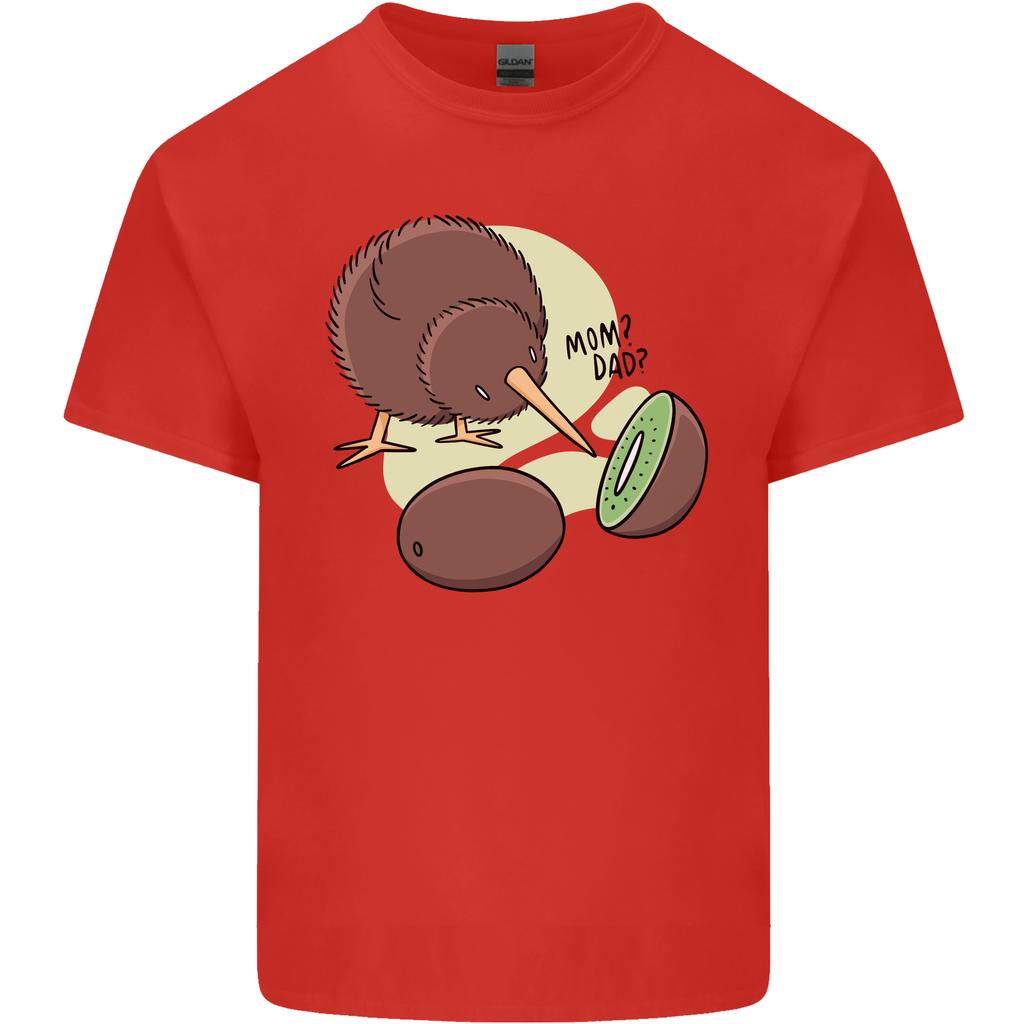 Funny Kiwi Fruit Bird Mom Dad Unisexs Light Cotton TShirt