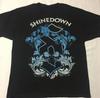 Shinedown Музыкальная группа Футболка с коротким рукавом Хлопок Черный Все размеры AH1009 Унисекс Футболка