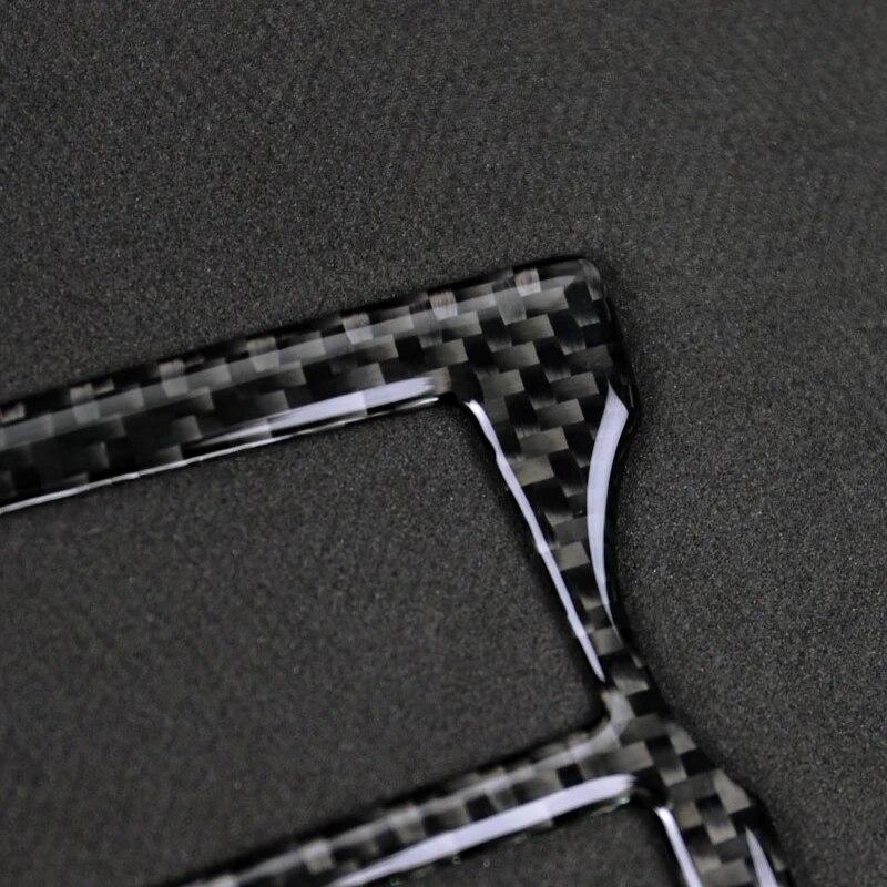 Автомобильный Стайлинг Настоящее Карбоновое волокно Авто Передняя Лампа Для Чтения Рамка Наклейка Отделка Для BMW X5 X6 E70 E71 2008-2013