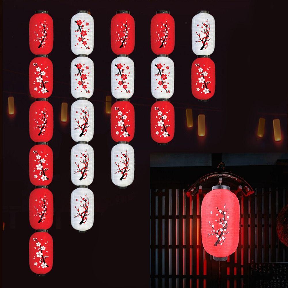 Waterproof Japanese Lantern Plum Blossom Bistro Lantern Bar Lanterns Restaurant Decor
