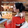 Diamond Shoulder Neck Massager Cervical Massage Heat Relief Pain Muscle Punch Beating Vibrate 4 Modes Pulse Imitation Hand Knead