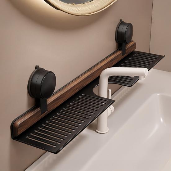 Стеллаж для хранения в ванной с присоской, высокая грузоподъемность, полая конструкция