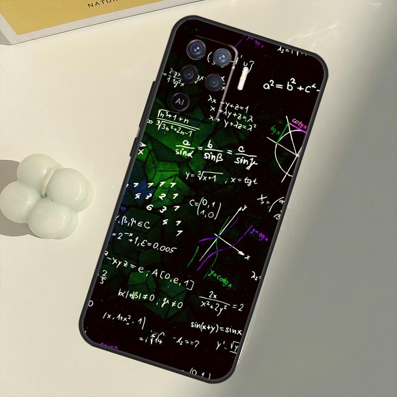 Fashion Biology Chemistry Case For OPPO A1K A3S A5S A15 A16 A52 A72 A5 A9 A31 A53 A83 A91 A93 A54 A74 A94 Cover Capa