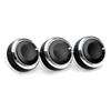 3pcs/set Aluminum Air Conditioning Knob AC Switch Knob Heater Climate Control Buttons Fit for  Car Accessories