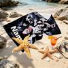 Custom Name Personalized Jujutsu Kaisen Print Beach Towel, for Trip Camping Beach Party Home Decor, Birthday Gift for Family & Friends