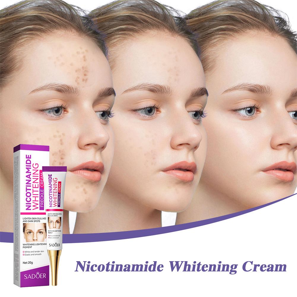 5PCS New Niacinamide Whitening Freckle Cream Effectively Removes Melasma Lightens Black Spots Acne Marks Brightens Facial Care