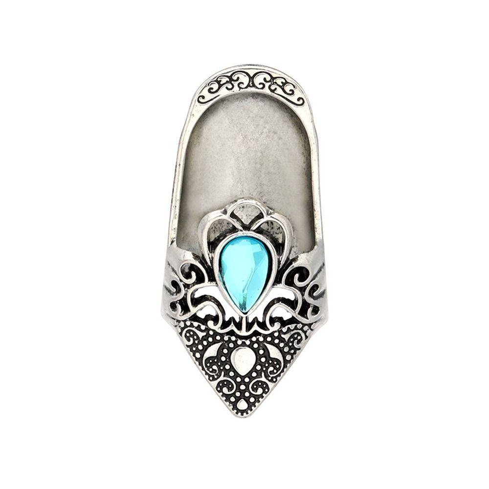 Durable Open Nail Acorn Thimble Metal Embroidery Finger Protector for Embroidery