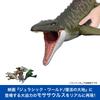 Mattel Jurassic World Super Mosasaurus Figure for Kids Dinosaur Toy Moving Large Total 93cm Ages 4 and Up Green JGB51 Big! Length Approx.