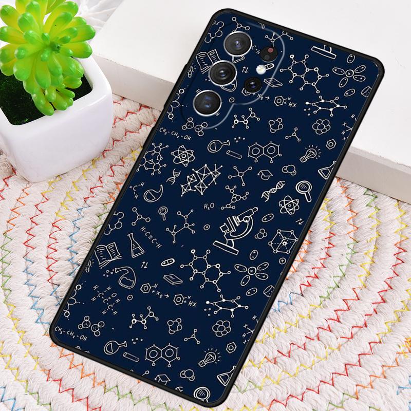 Чехол для телефона Atom Science Chemistry для Samsung Galaxy note 10 pro S26 Ultra S23 S24 FE S25 S21 S22 PLUS ударопрочный Cove