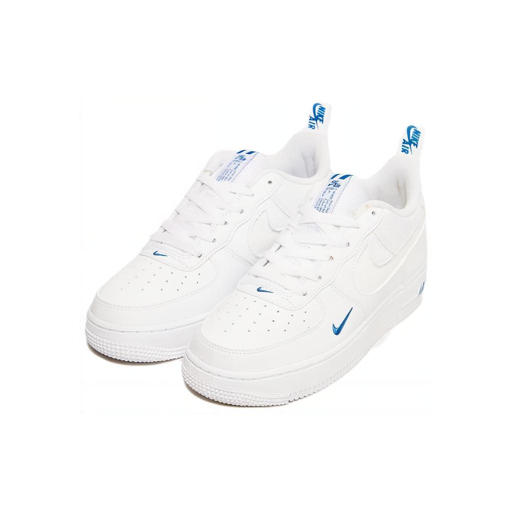 Nike Air Force 1 Low LV8 GS White Blue Kids Sneakers FB8034-100
