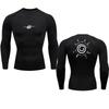 Camisas de compressão masculinas anime esporte secagem rápida ginásio tshirts fitness topos t verão outono masculino