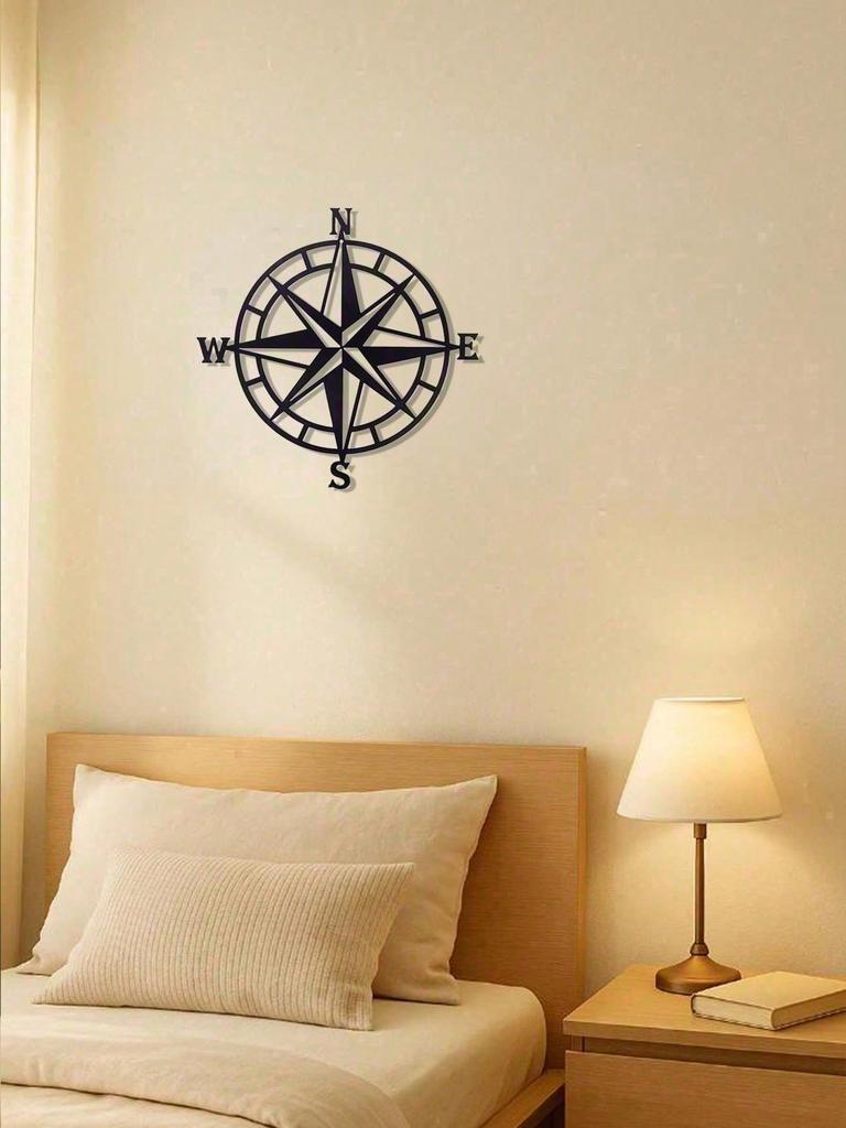 Винтажный Антикварный Латунный Морской Компас Очень Большой Прибрежный Металлический Настенный Декор Бохо Океан Подвесной Декор Уникальный Подарок на Новоселье