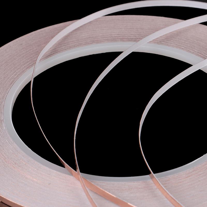 30M односторонняя токопроводящая лента из медной фольги, клейкая лента для экранирования электромагнитных полей