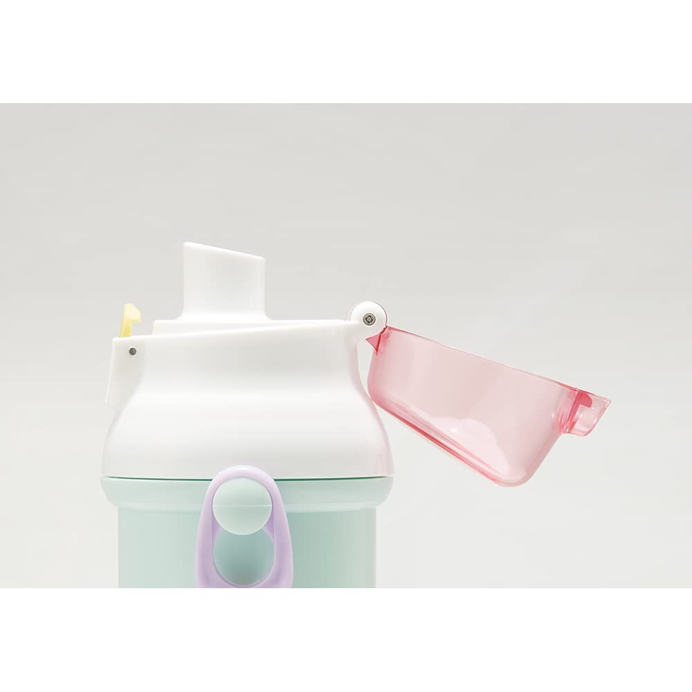 Skater Water Bottle Happy Smile Rainbow 480ml Antibacterial Plastic Made In Japan & Children's PSB5SANAG-A