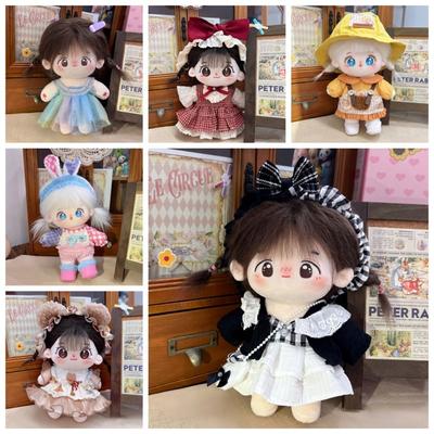 DIY Одежда для кукол Декор Мультяшные Аксессуары для игрушек Модная Хлопковая одежда для кукол 20 см Хлопковая кукла