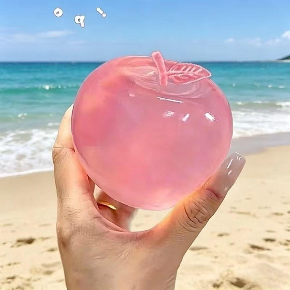 Soft Ball Quick-rebound Squeeze Toy Transparent Maltose Squishy Toy Office
