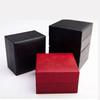 High-end PU Watch Box Storage Lychee Pattern Flip Watch Box Gift Jewelry Packaging Box