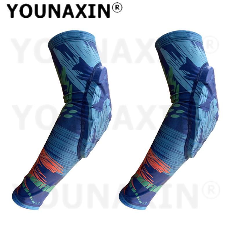 1 пара унисекс для девочек для бега баскетбольный рукав-защита для рук детский футбольный бейсбольный для мальчиков для велоспорта спортивная поддержка налокотник