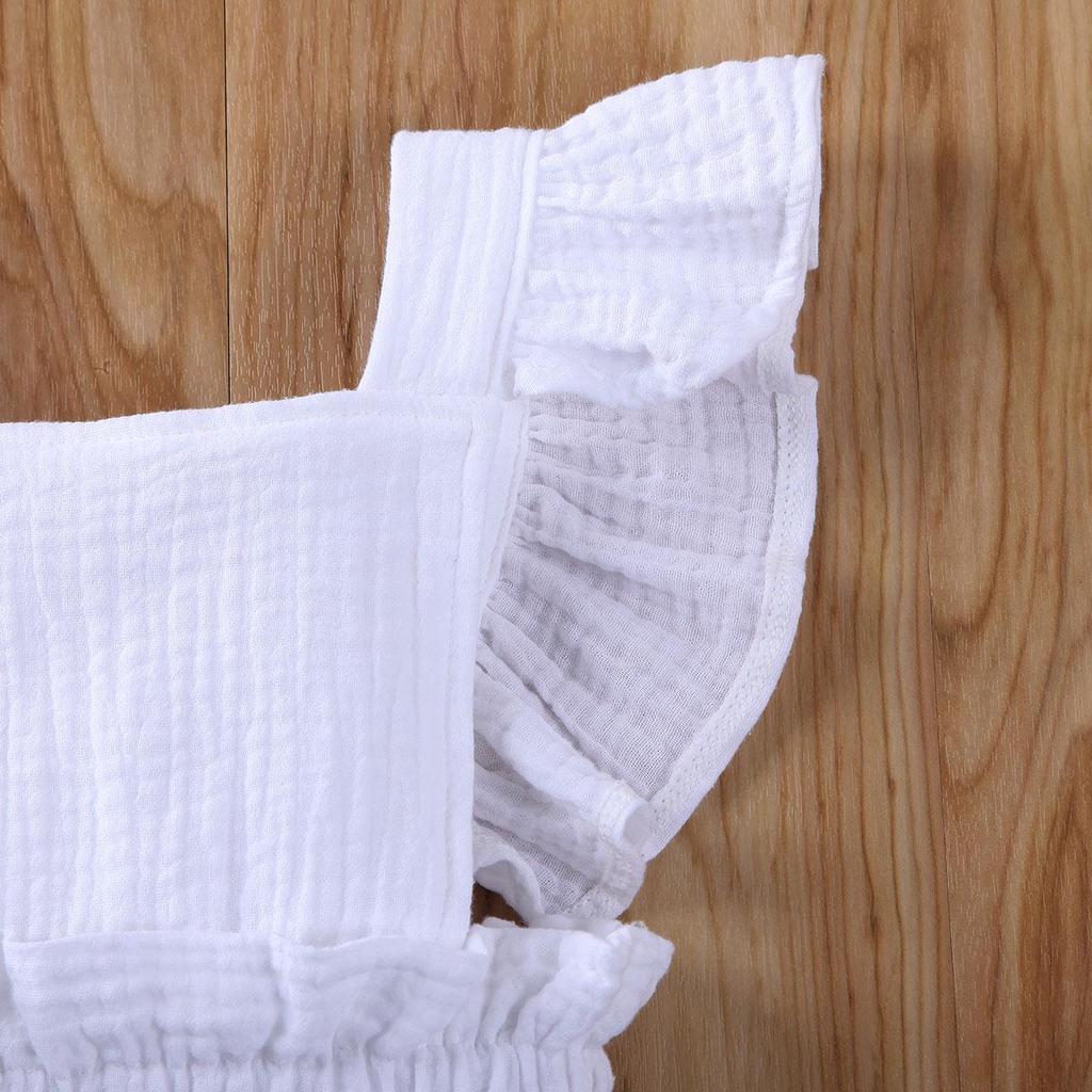 Fashion Newborn Infant Baby Girl Lace Ruffles Out Romper Jumpsuit Sunsuit Outfit Clothes