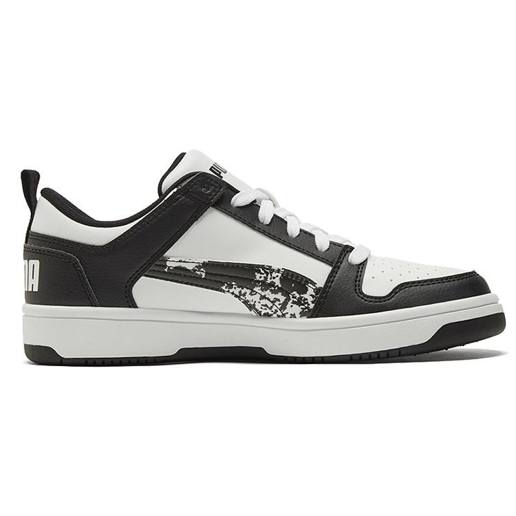 PUMA Rebound LayUp Low 'Black White Camo' Men's 368876-01