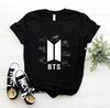 Горячая Распродажа Корейский KPOP BTS Мода Мультяшный Аниме Топ Футболки с Короткой Рукавой Кавайные Друзья Летняя Одежда для Женщин Футболка Kpop Звезда Футболка