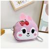 Stylish Toddler Mini Coin Bag For Girls Featuring Fun Rabbit Print And Colors