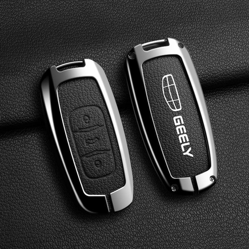 Чехол для ключа Geely: Совместим с Emgrand, GS, Xingyue L, Boyue, Xingrui, Icon, Binyue Cool, Vision X6.