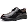Mens Genuine Leather Dress Shoes Round Toe Comfortable Soft Sole Business Formal Wedding