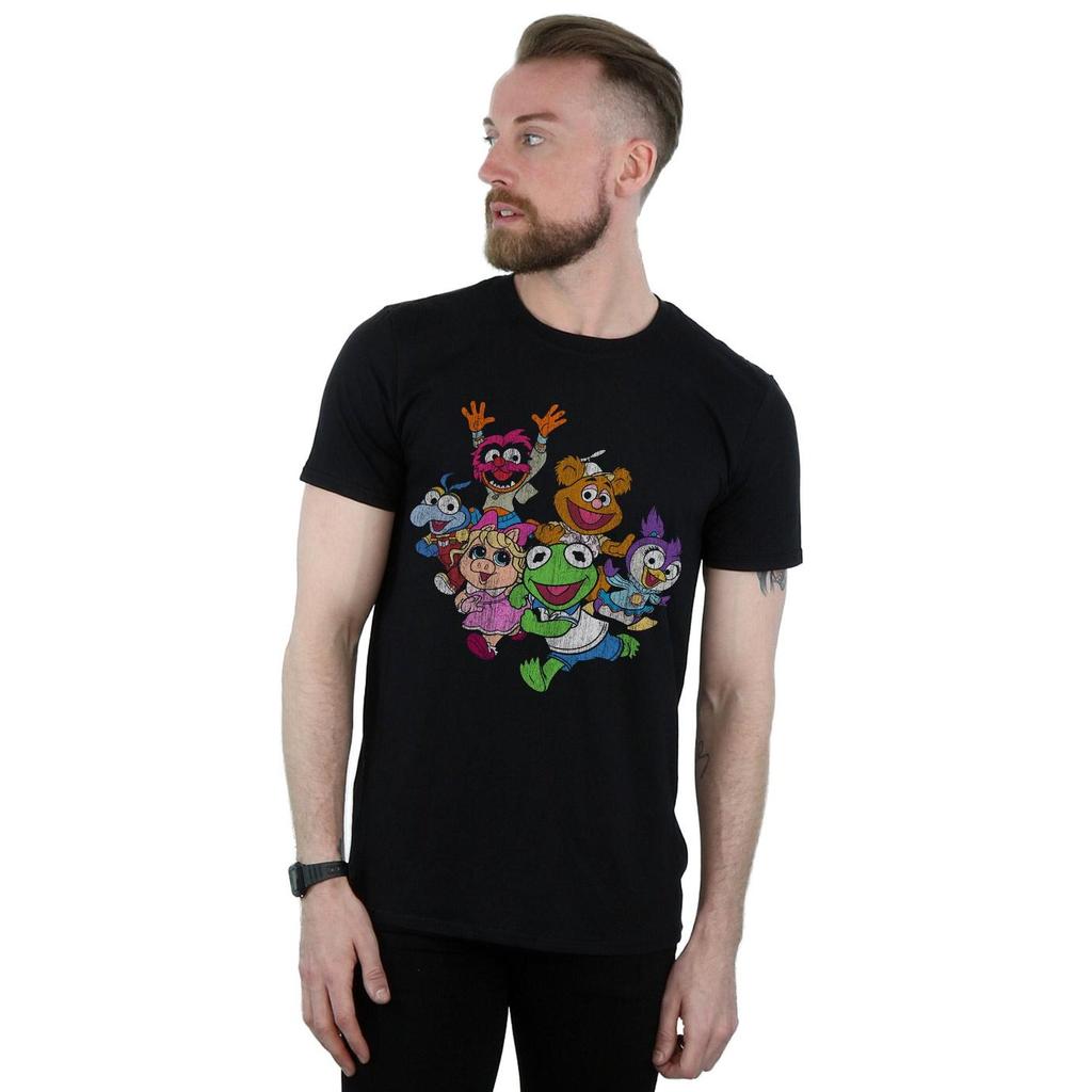 Disney Mens The Muppets Muppet Babies Colour Group T-Shirt