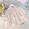 Kids Baby Girls Dress Long Sleeve Flower Printing Princess Dress New Baby Girls Sweet Dress Children Clothes Dresses Spring Autumn