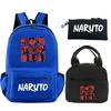 3 шт./компл. рюкзак аниме Наруто с принтом книжная сумка с сумкой для обеда пенал подростковый детский школьный рюкзак для девочек и мальчиков