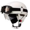Vintage-Style Open Face Motorcycle Helmet Adults Unisex ABS Half With 3C Certification