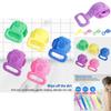 Luxurious Double Sided Back Scrubber Silicone Bath Shower Body Brush With Handle Strap