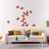 10 Pcs 4.72 In New Monarch Butterfly Decoration Stickers Butterflies For Crafts Artificial Wall 3D Home Decor