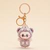 Mini Lubu Keychain Cute Soft Silicone Doll Backpack Charm for Girls Stylish Mini Figure Accessory