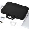 1Pc Slim 15.6 Laptop Case with Handle -  Men's and Women's Nylon Briefcase - Compatible with  Commuting, College, Office Workers - Black