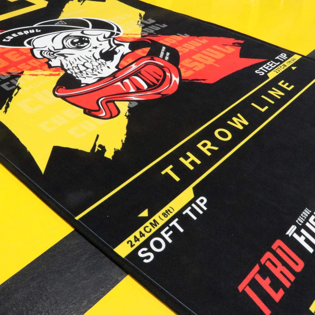 CUESOUL Original Throw Mat Dart Mat Soft Steel Chip Throw (Official & Line) (CSDA-BD-3)