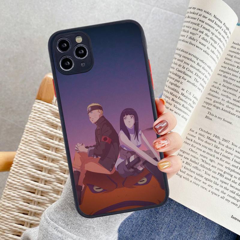 Чехол для телефона «Наруто Узумаки» для iPhone 13 12 11 Pro Max Mini XS 8 7 Plus X SE 2020 XR, матовый прозрачный чехол