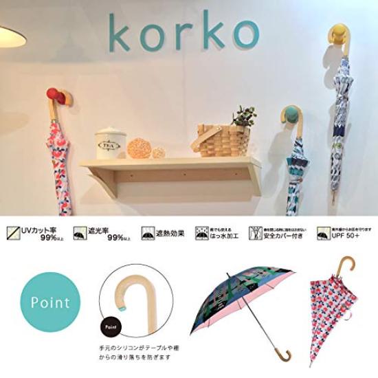 ogawa Скандинавский, как для солнечной, так и для дождливой погоды, защита от ультрафиолетового излучения, День уважения к пожилым людям Corco Family 81176, женский зонтик, узор, дни, 99,9%