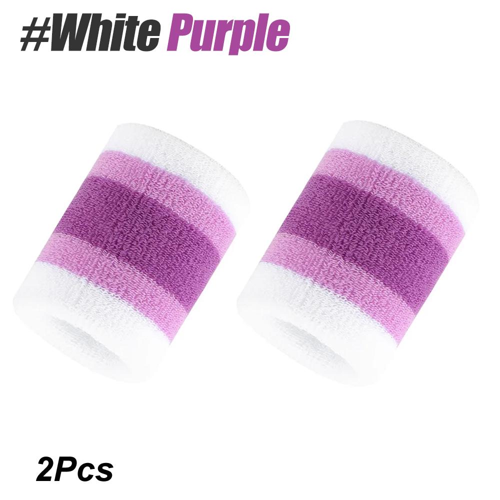 1/2Pcs Sports Wristbands Sweatband Wrist Sweatbands Wrist Sweat Bands for for Men Women, Good for Tennis, Basketball, Running