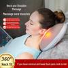 Rechargeable Lumbar & Cervical Electric Massager Pillow with Kneading Cushion