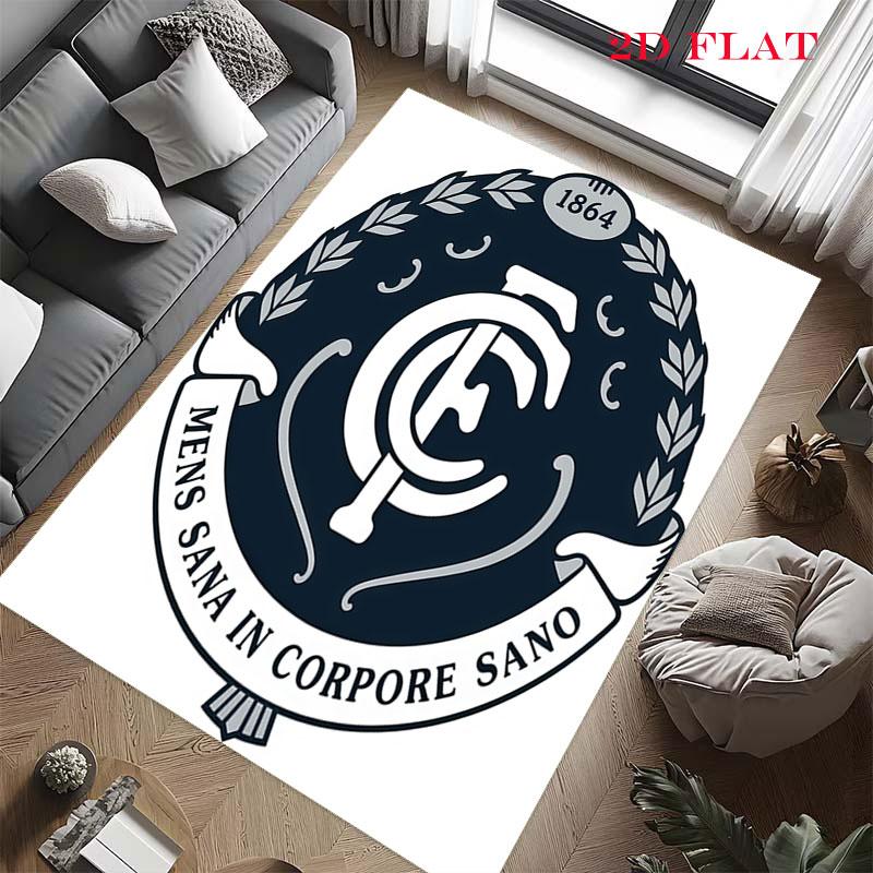 Carlton Blues Carpet Rug for Living Room Bedroom Home Sofa Decoration,Kids play Nonslip Floor Mat