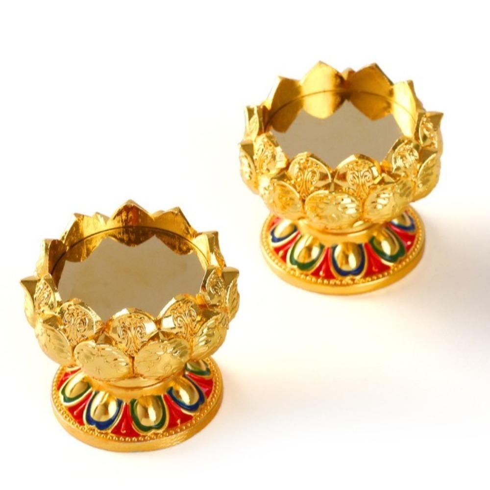 Handicraft Candle Holder Mini Candle Cup Feng Shui Accessories Candle Base  Temple