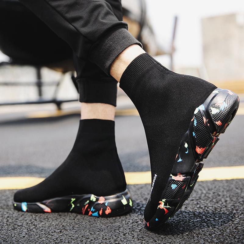 Мужские повседневные кроссовки, удобные носки, прогулочная обувь, удобная для пары, износостойкие кроссовки для бега на открытом воздухе для мужчин