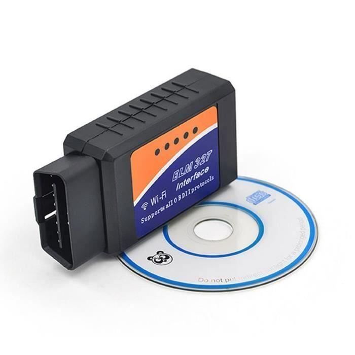 Freesoo Valise Diagnostique Automobile Elm327 Obd2 Wifi Scanner Auto Diag~Yj14679