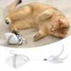 Electric Rolling Cat Interactive Toy Self Play Stimulation Toy with   Tail for Bored Indoor Cats Enrichment