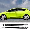 Car Door Side Stickers For Seat Leon MK3 MK2 Automobile Tuning Accessories Auto Body Skirt Stripes Decoration Vinyl Film Decals