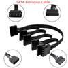4-контактный 1 штекер на 3/4/5/6 гнездовой разветвитель Sata Power Extension Кабель жесткого диска