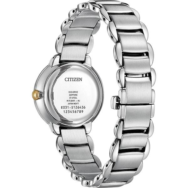 Citizen EM0927-87Y ( Смотреть L CITIZEN L Коллекция Eco-Drive ROUND на солнечных батареях) Круглые часы, серебро